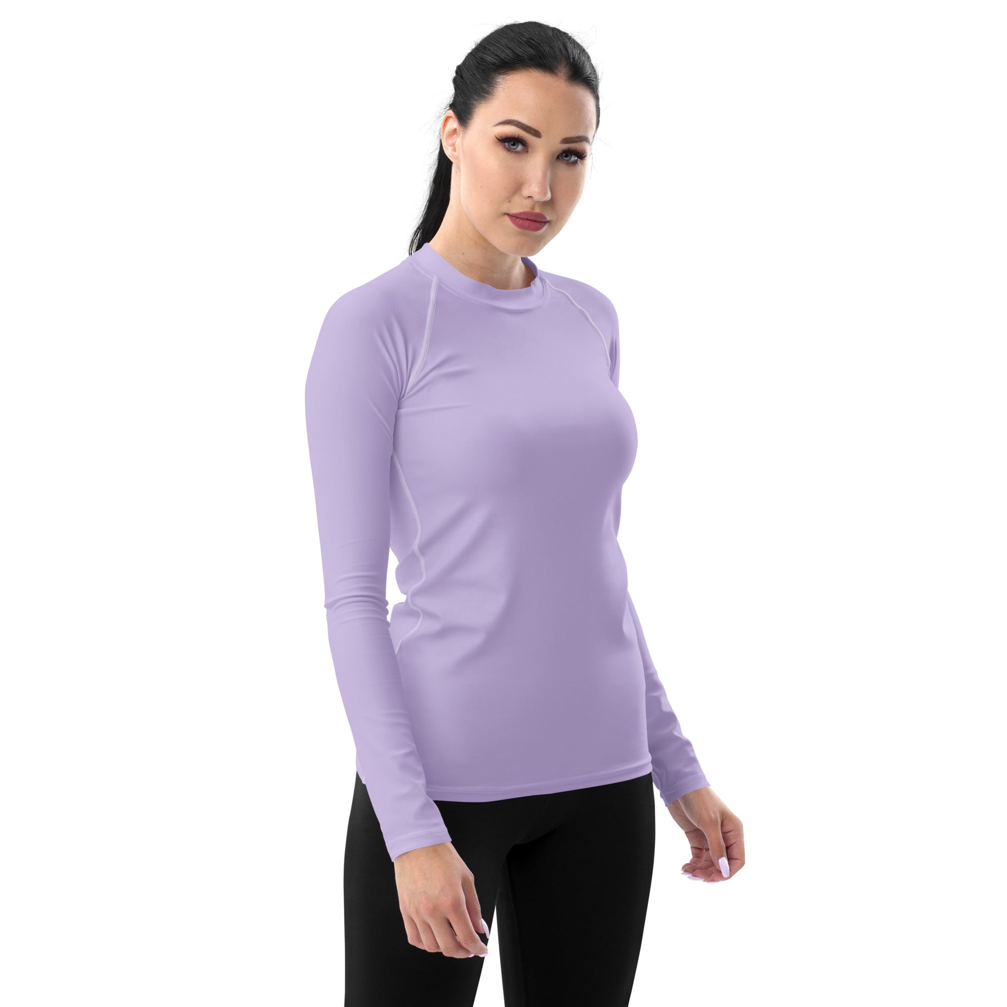 Lavender Skies Performance Rash Guard UPF 50 +